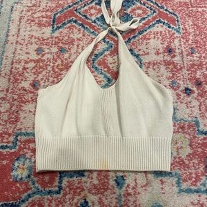 Cream sweater crop top size small from urban outfitters